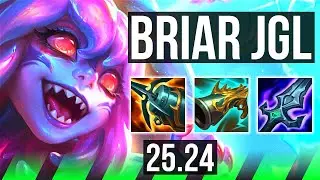 BRIAR vs KHA'ZIX (JGL) | Good KDA: 22/1/4 | EUNE Master | 25.24