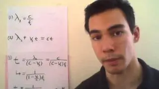 Introductory Relativistic Doppler Shift Equation