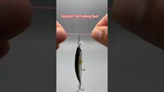 Quickly Tie Fishing Bait #fishing #fishingtips #wildfishing #mancing #tipsmancing #fishingtime
