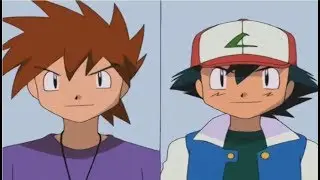 Pokemon Battle - Ash vs Gary (Ultimate Team) Battle Revolution