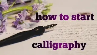 learn calligraphy with me..lesson 8 HD. simple step by step