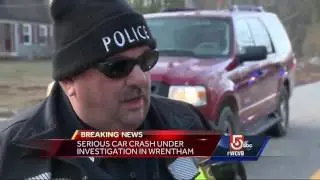 Serious crash under investigation in Wrentham