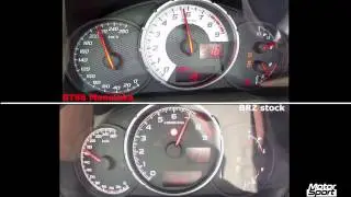 Toyota GT 86 compressor 400 PS vs Subaru BRZ stock (Motorsport)