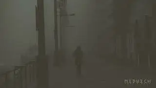 You just take a walk through your desolate town | Dark Background Ambience