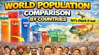 🌍 World Population Ranking 2026 | All Countries Compared #WorldPopulation#PopulationRanking