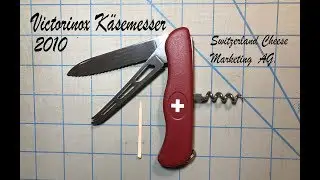 A look at the Victorinox K&auml;semesser  (Swiss Cheese Knife) from 2010