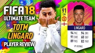 FIFA 18 TOTM LINGARD (91) PLAYER REVIEW! FIFA 18 ULTIMATE TEAM!