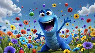 Six Wiggly Worms in the Mud | Fun Nature Counting Song for Kids | Nursery Rhymes and Baby Songs