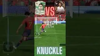 RAUL vs Fernando MORIENTES ⚽️ fc24 free kick challenge! #eafc24 #shorts
