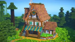 ⛏️ Minecraft: How to Build a Big Medieval House | Tutorial