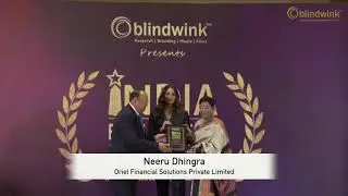 Award ceremony | Neeru Dhingra CMD| Oriel Financial Solutions Private Limited