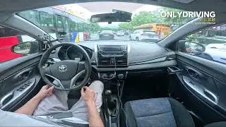 ASMR | WHITE NOISE | MANUAL CAR | CHINESE STUPID TRAFFIC | Driving a 2014 Toyota Car | 駕駛2014豐田手動擋汽車