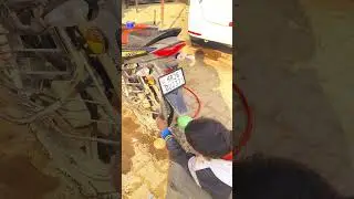 bike tyre repair short video mini blog #ekmotahathighumechala #minivlog