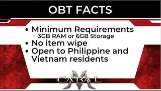 Cabal Mobile Playpark | OBT Update + Tips | TSC Guild Announcements | Uncut