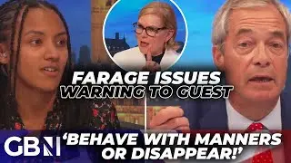Nigel Farage in EXTRAORDINARY Clash With Fiona Lali Sparking Tense Migrant Row Amid Epping Protests