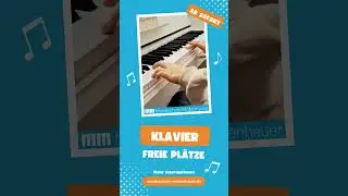 FREIE Pl&auml;tze im Klavierunterricht