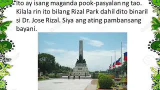 Magagandang Tanawin at Pook-Pasyalan