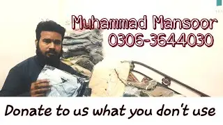 Donate to us what you don't use || H.S.F