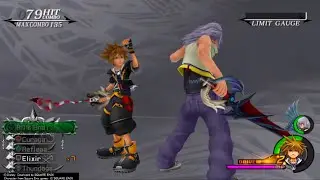 Kingdom Hearts II Final Mix - Xemnas Data Battle - Critical Mode