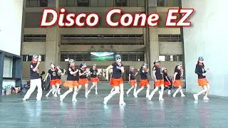 Disco Cone EZ│Line Dance by Rebecca Lee (MY)║輕鬆迪斯可│排舞║4K