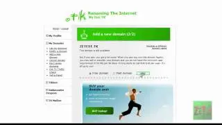 How To: Get a FREE .tk domain name (.tk)