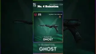 Top 5 BEST Ghost Skins in VALORANT!
