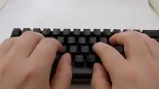 Vortex KBC Poker II Review   Keyboard Sound Cherry MX Brown Switches
