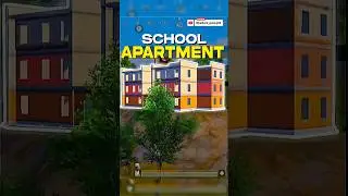 1000IQ School Apartment Throwable Trick✅ #bgmi #pubgvn #pubg #protips #tipsandtricks #esports#shorts