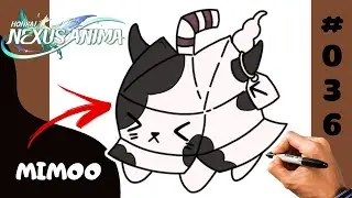 How to Draw MIMOO from Honkai Nexus Anima