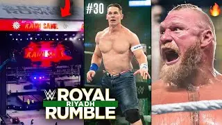 SHOCK! John Cena RETURN at #30 in Royal Rumble MATCH 😳? BROCK Lesnar OFFICIAL, Royal Rumble Stage