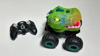 Unboxing RC Spray Dinosaurs ,RC Drift car,3D light Land Ship,RC MiNi Car