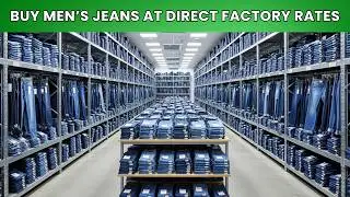 Buy Men&rsquo;s Jeans at Direct Factory Rates 💥 | shirts Wholesale Market Delhi | jeans manufacturer Delhi