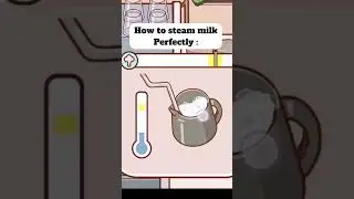 Good Coffee Great Coffee - How to Steam milk Perfectly! tutorial #shorts #goodcoffeegreatcoffee