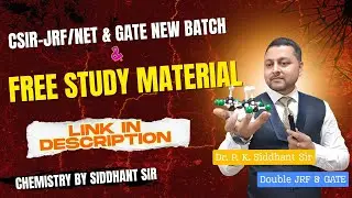 best study material for csir net chemistry. CSIR-NET/JRF & GATE Chemistry by Siddhant