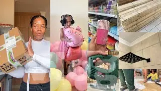 Messy Vlog: |Party Preps| | Installing Shower Heads & Blinds| | Cosmetic Connections Haul| 