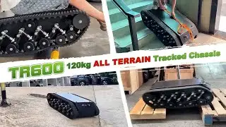 Tracked Robot vs Extreme Terrain Challenge #robot #robotics #trackedvehicle