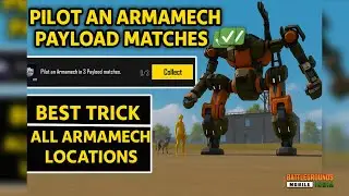 Pilot An Armamech In 3 Payload Matches | All Armamech Locations | Casual Season Mission #Pubg #bgmi 
