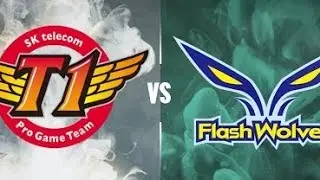 SK Telecom T1 vs Flash Wolves Game 1 SEMI-FINALS MSI 2017