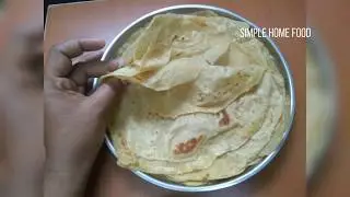 Multi Layered Chapati | Soft chapati with layers| Simple Home Food