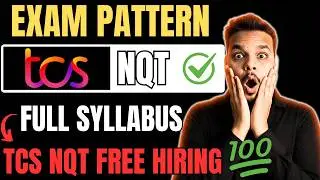 TCS NQT 2026 🔥 | Detailed Exam Pattern | TCS NQT Syllabus, Exam Pattern | TCS NQT 2026 Preparation
