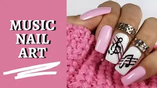 Music Nail Art Design  || DELUXE NAILS SELY