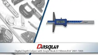 Dasqua Digital Depth Gauge with Single Hook 0-150mm / 0-6
