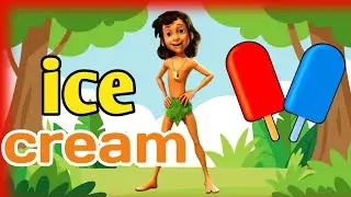 Colourful ice cream🍦| learning colours counting ice cream hindi to english 