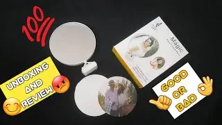 🪞Unboxing - Smart Magic Mirror Frame Photo with LED Review in Hindi 🔥