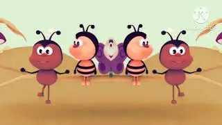 Five bugs 🐞🪰are setting on the branch one by one 🐝   \\ BOGGIE BUGS 