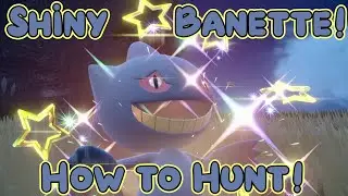 Shiny Banette! + How to Hunt Banette - Pokemon Violet ( Badge Quest #16)