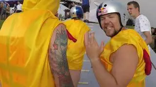 Силиконовая галина упала в воду ))) Redbull Flugtag Moscow 2019