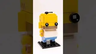 Homer Simpson's fall and resurrection - LEGO&reg; 41632 #speedbuild #stopmotion #simpsons