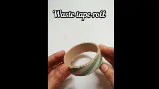 Diy Waste Tape Roll Craft Idea #shorts#ytshorts#viralvideo