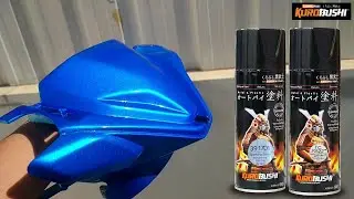 How to Spray Samurai Paint TCK822 Azune Light Blue